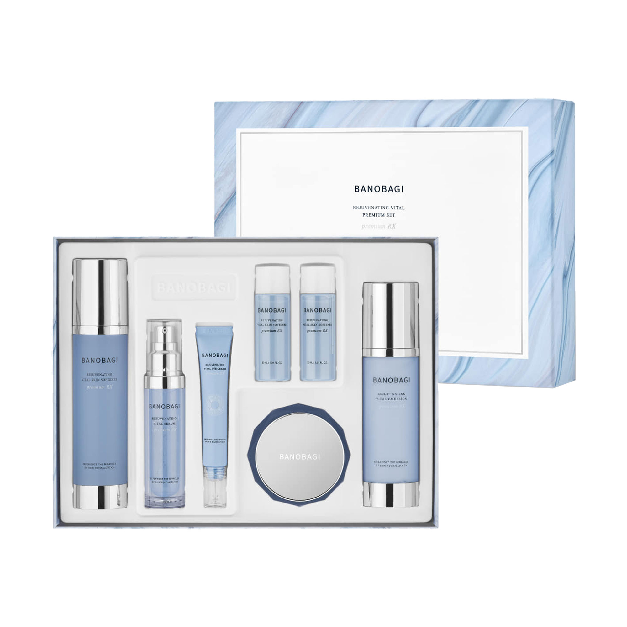 

Уцінка! Подарунковий набір для обличчя Banobagi Rejuvenating Vital Premium Gift Set, 7 предметів