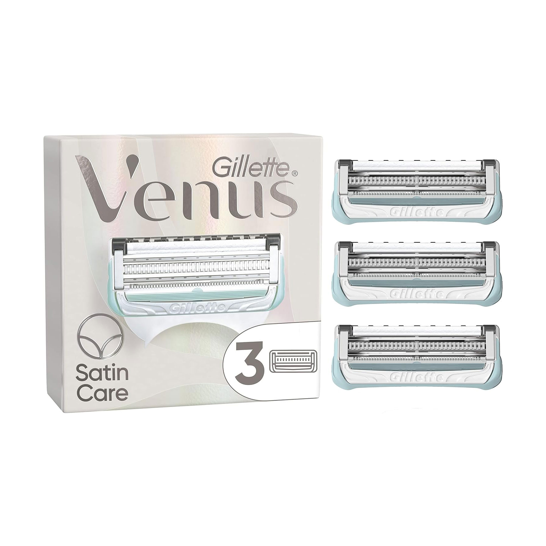 

Уцінка! Змінні картриджи для гоління жіночі Gillette Venus Satin Care, 3 шт