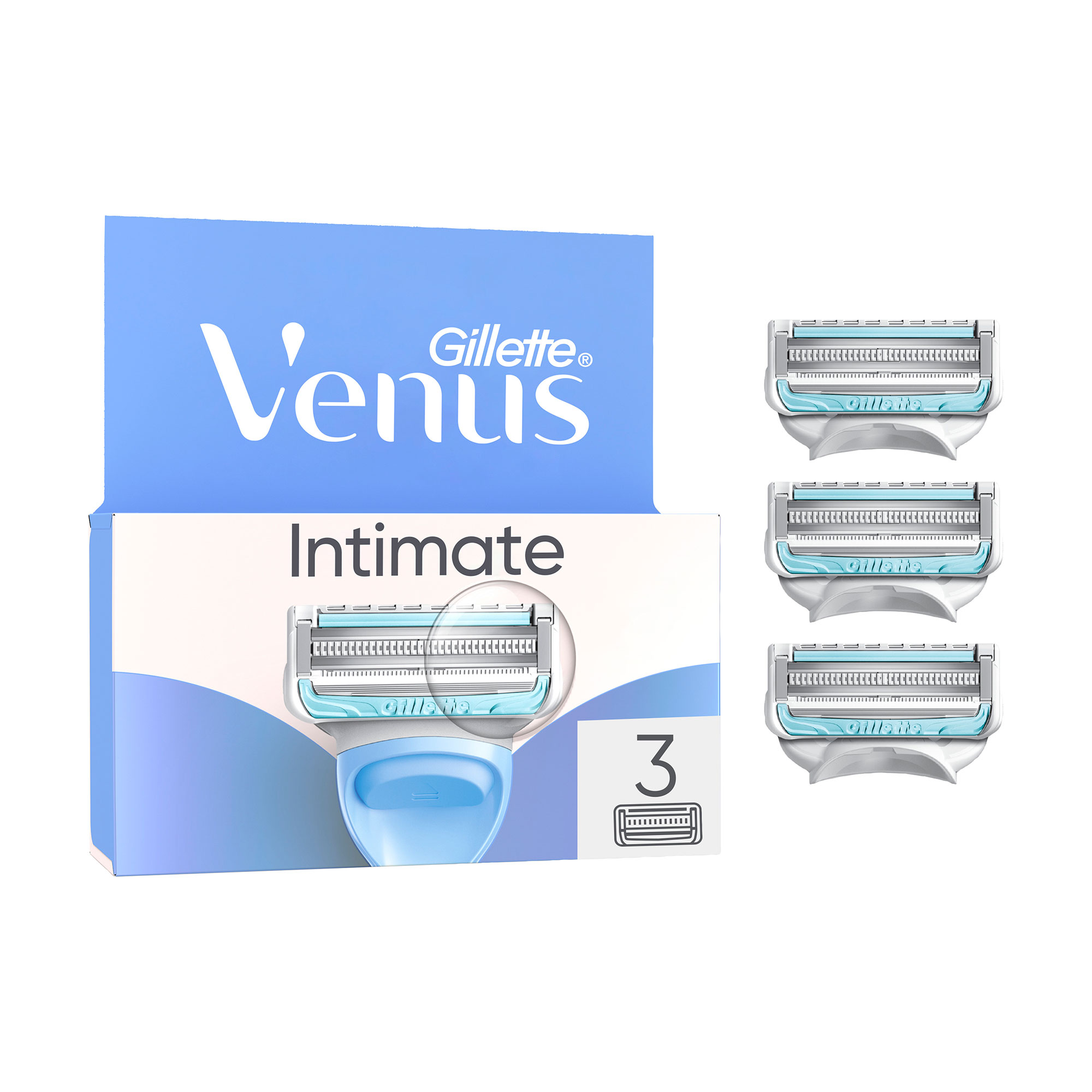 Змінні картриджі для гоління жіночі (леза) Gillette Venus Satin Care, 3 шт