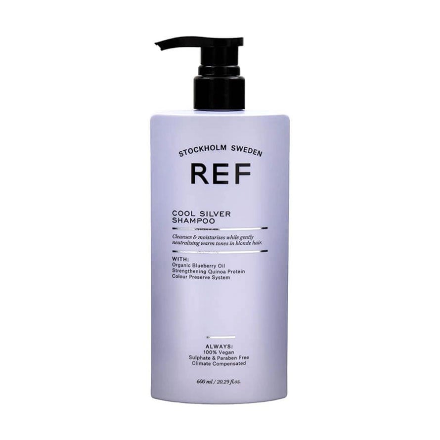 

Уцінка! Шампунь з антижовтим ефектом REF Cool Silver Shampoo для світлого, знебарвленного та сивого волосся, 600 мл