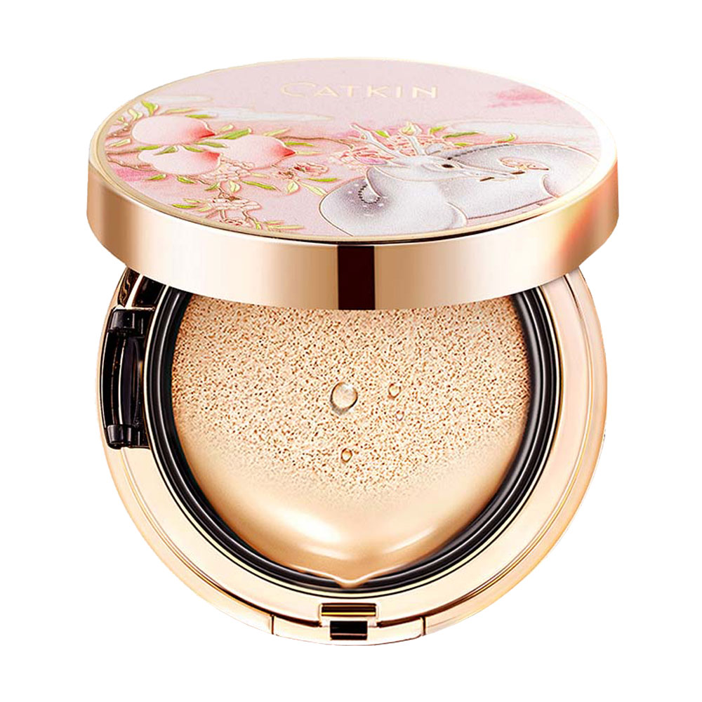 

Уцінка! Тональний кушон для обличчя Catkin Blossom BB Cream Air Cushion Foundation Natural Matte Finish, C01 Ivory Light, 13 г (+ змінний блок, 2*13 г)