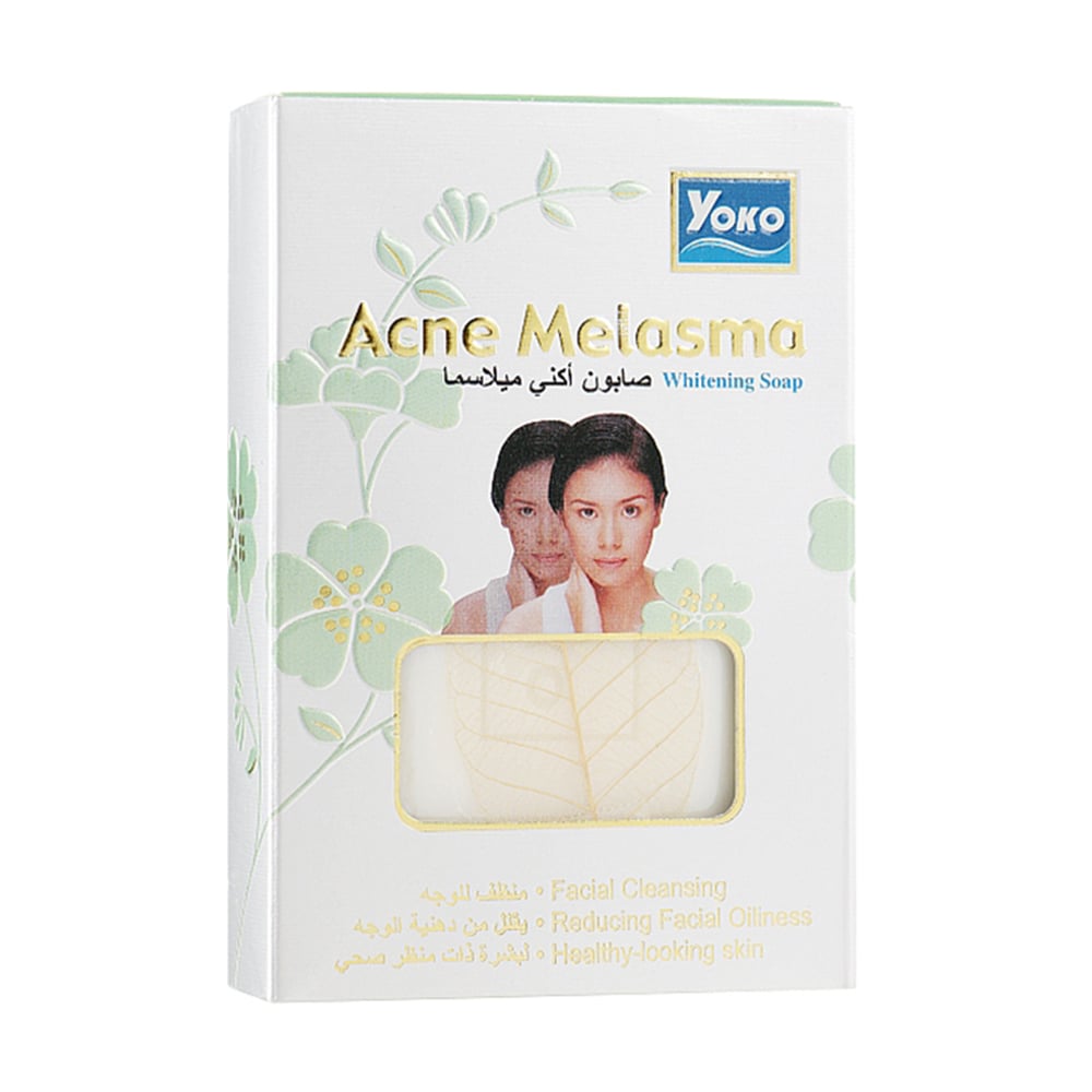 

Мило для обличчя та тіла Yoko Acne Melasma Whitening Soap, 80 г