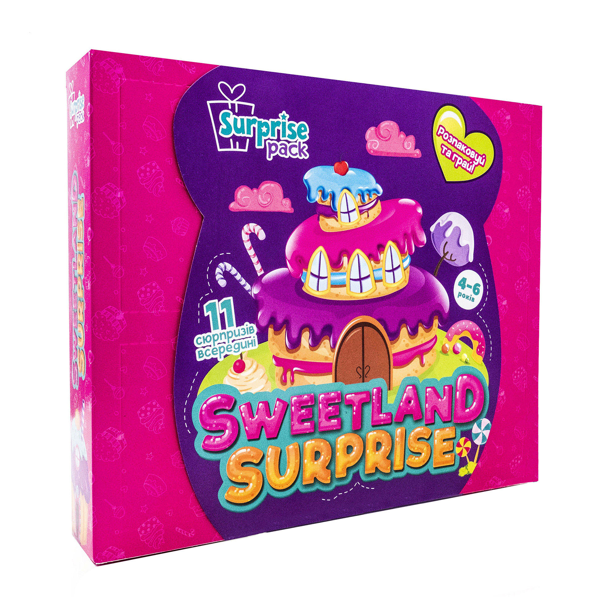 

Набір для творчості Vladi Toys Королівство солодощів, 32*7*26 см, 11 сюрпризів, від 4 років (VT8080-04)