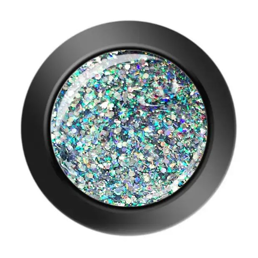 

Уцінка! Рідкий полігель Magic Girl Poly Gel Premium 10 з крупним глітером, 15 мл