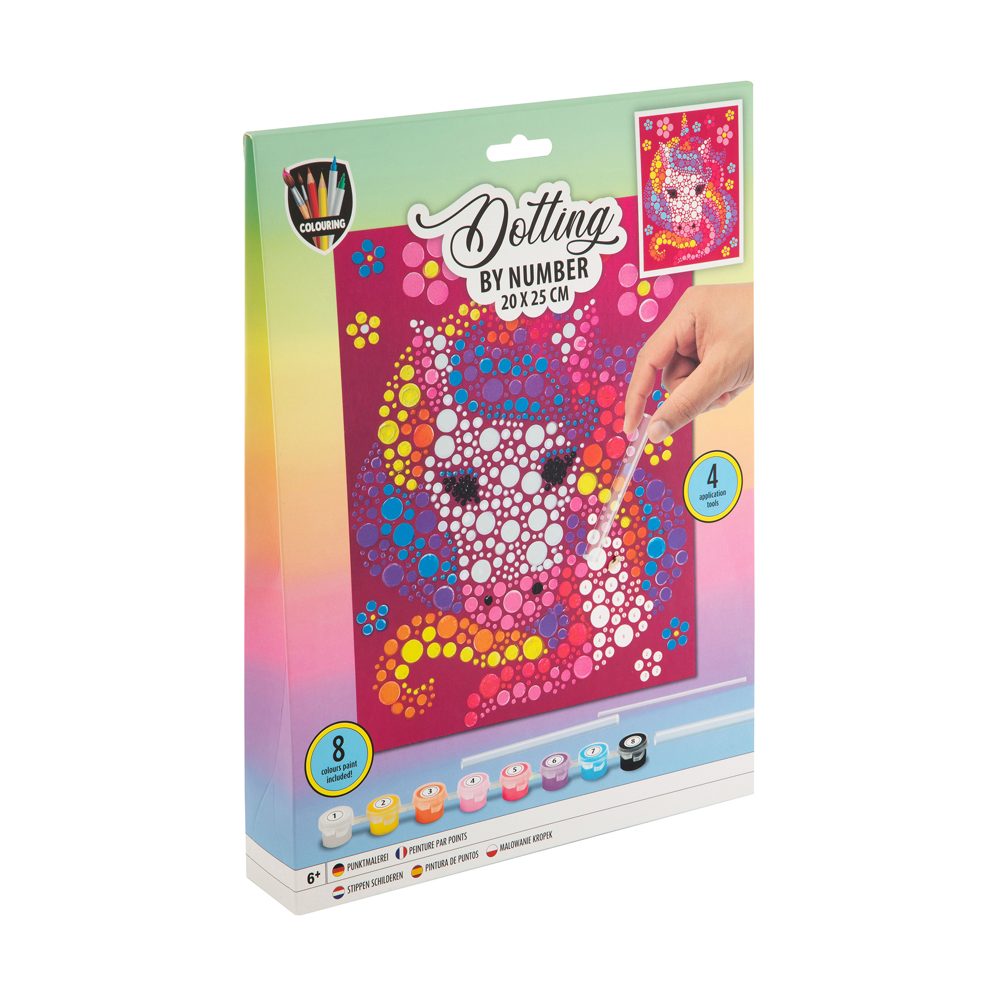 

Картина за номерами Grafix Єдиноріг, 20*25 см, від 6 років (6337574)