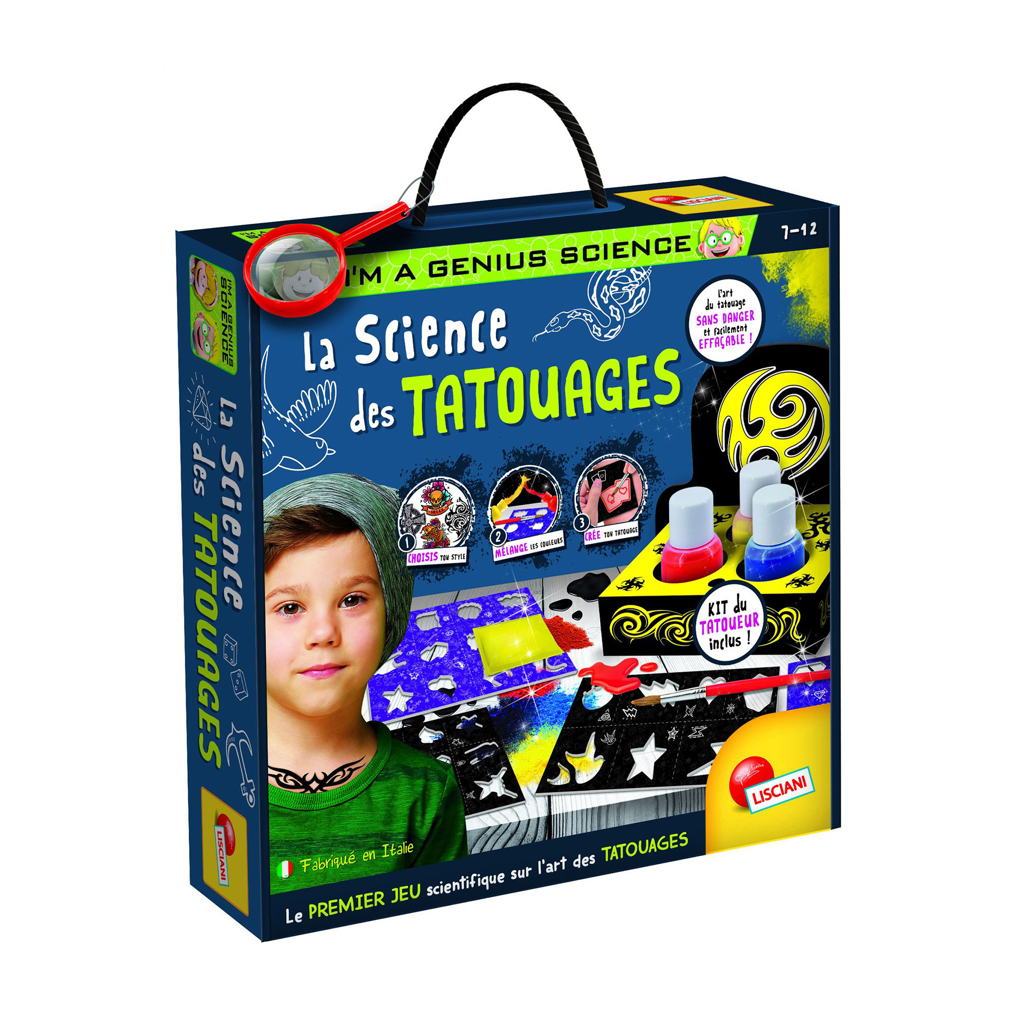 

Дитячий ігровий набір LISCIANI I'm A Genius Наука про тату, від 7 років, 28.5*28.5*6.7 см (6337489)