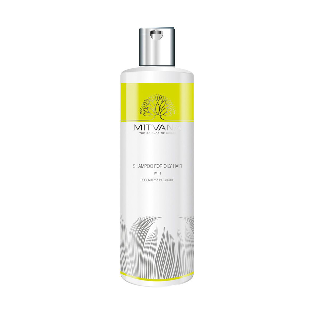 

Шампунь Mitvana Shampoo For Oily Hair для жирного волосся, з розмарином та пачулями, 200 мл