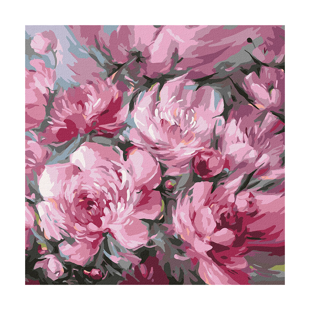 

Картина за номерами Ideyka Пишний букет, 40*40 см (KHO3253)