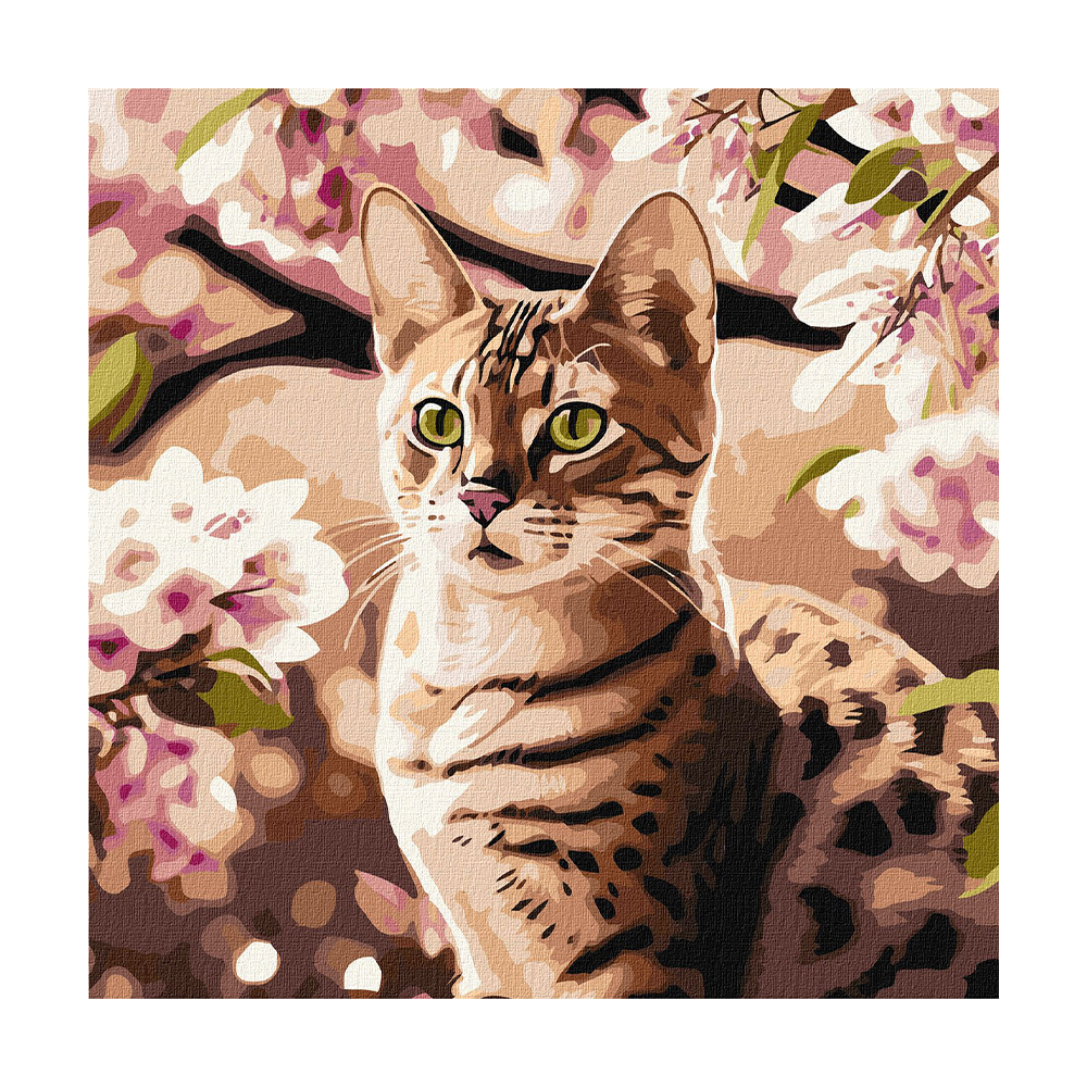 

Картина за номерами Ideyka Кошеня в саду, 40*40 см (KHO6513)
