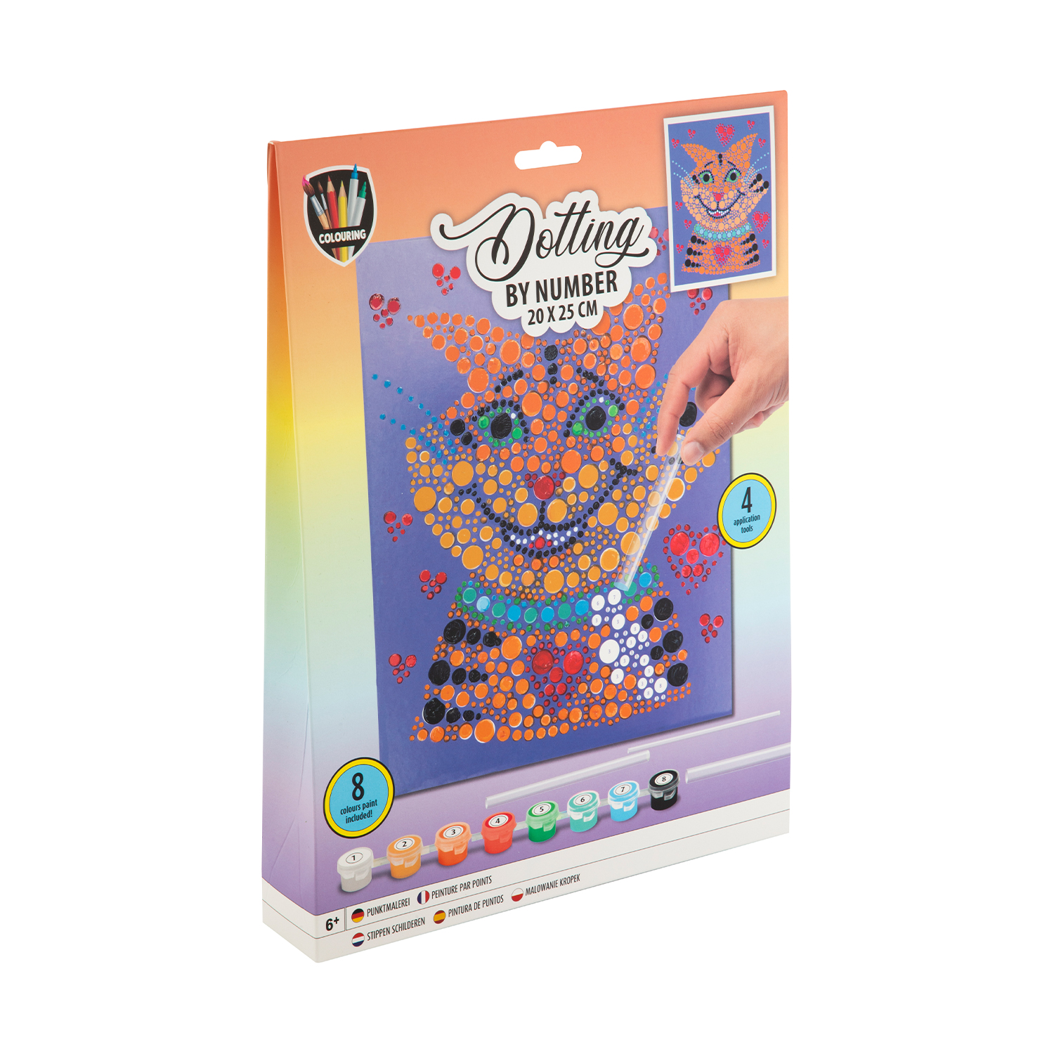 

Картина за номерами Grafix Кіт, 20*25 см, від 6 років (6337644)