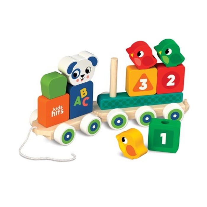 

Дерев'яна розвивальна іграшка Kids Hits Потяг, від 1 року, 31*13*10 см (KH20/037)