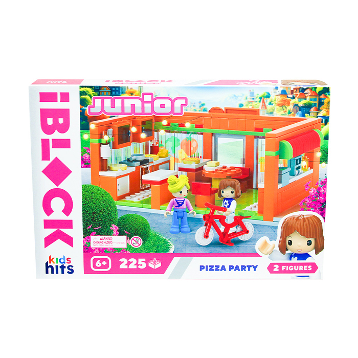 

Дитячий конструктор iBlock Kids Hits Junior 225 елементів, від 6 років, 32*21.5*5 см (KH08/003/1)