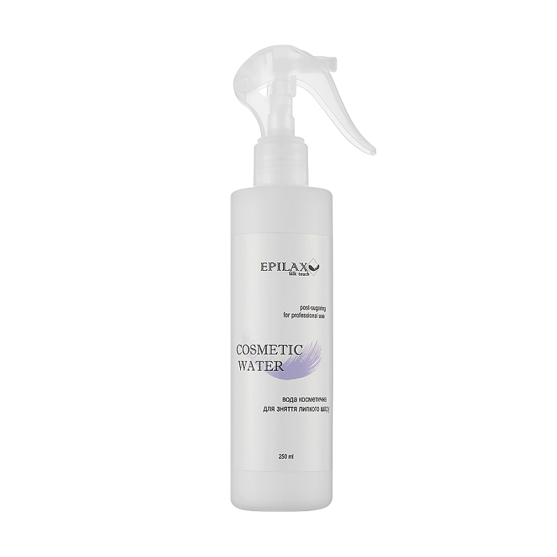 

Вода косметична для зняття липкого шару після шугарингу Epilax Silk Touch Cosmetic Water, 250 мл