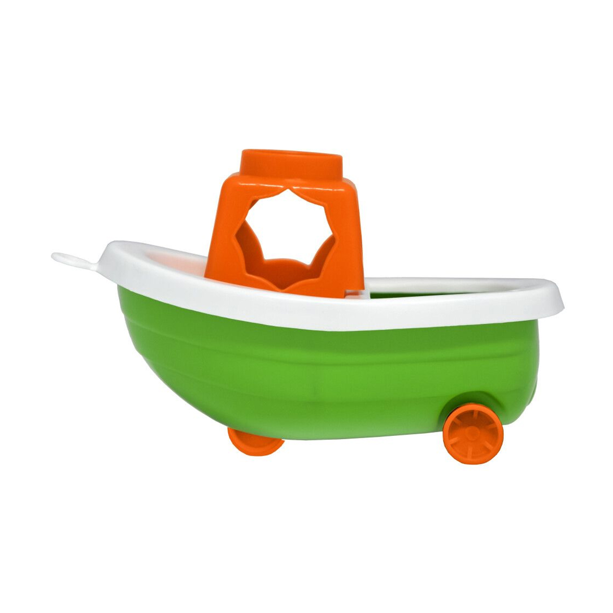 

Дитяча розвивальна іграшка Tigres Barkas Кораблик, від 1 року, 6 елементів, зелений (39791)