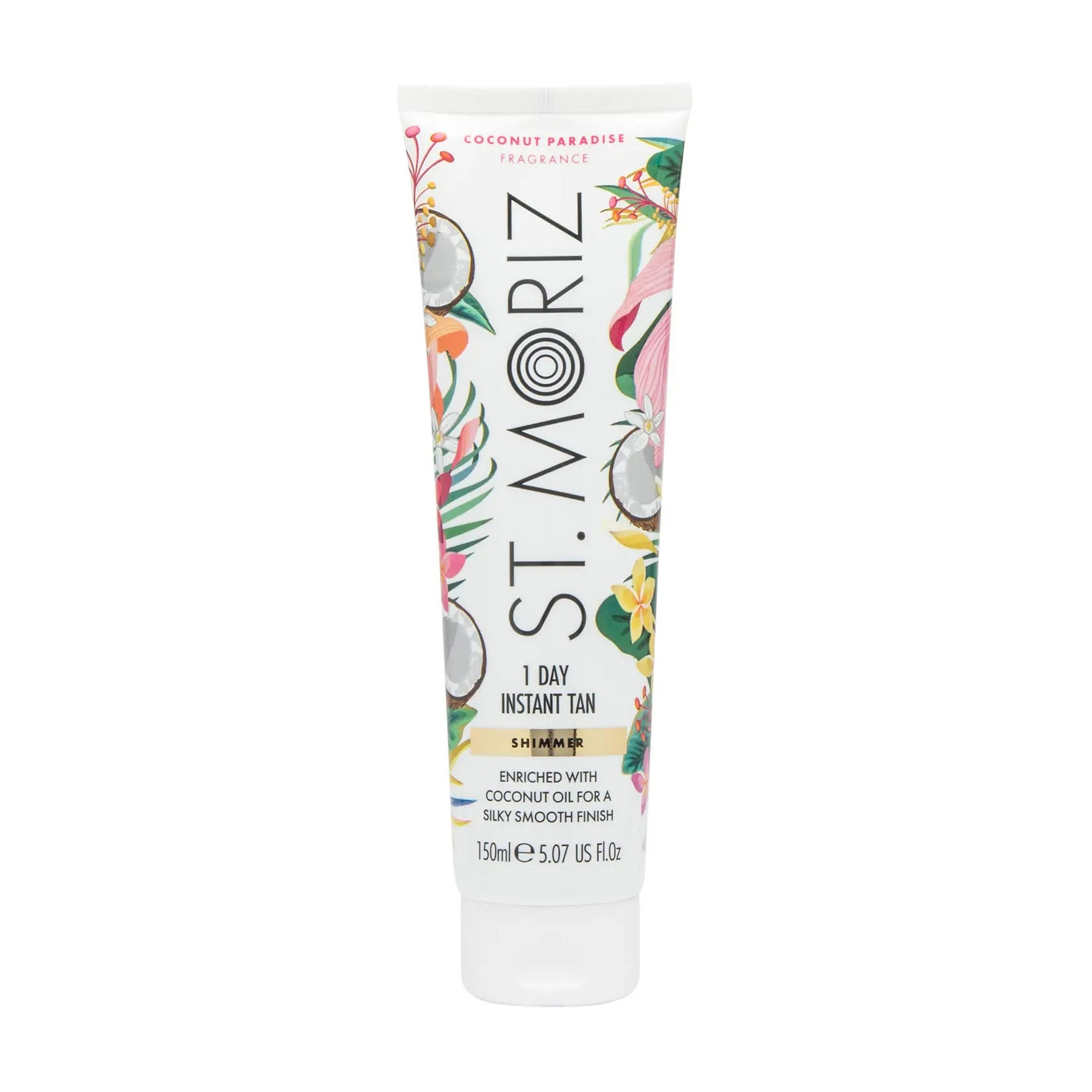 

Уцінка! Бронзатор з легким ефектом засмаги для тіла St. Moriz 1 Day Instant Tan Shimmer Coconut Paradise Fragrance, 150 мл