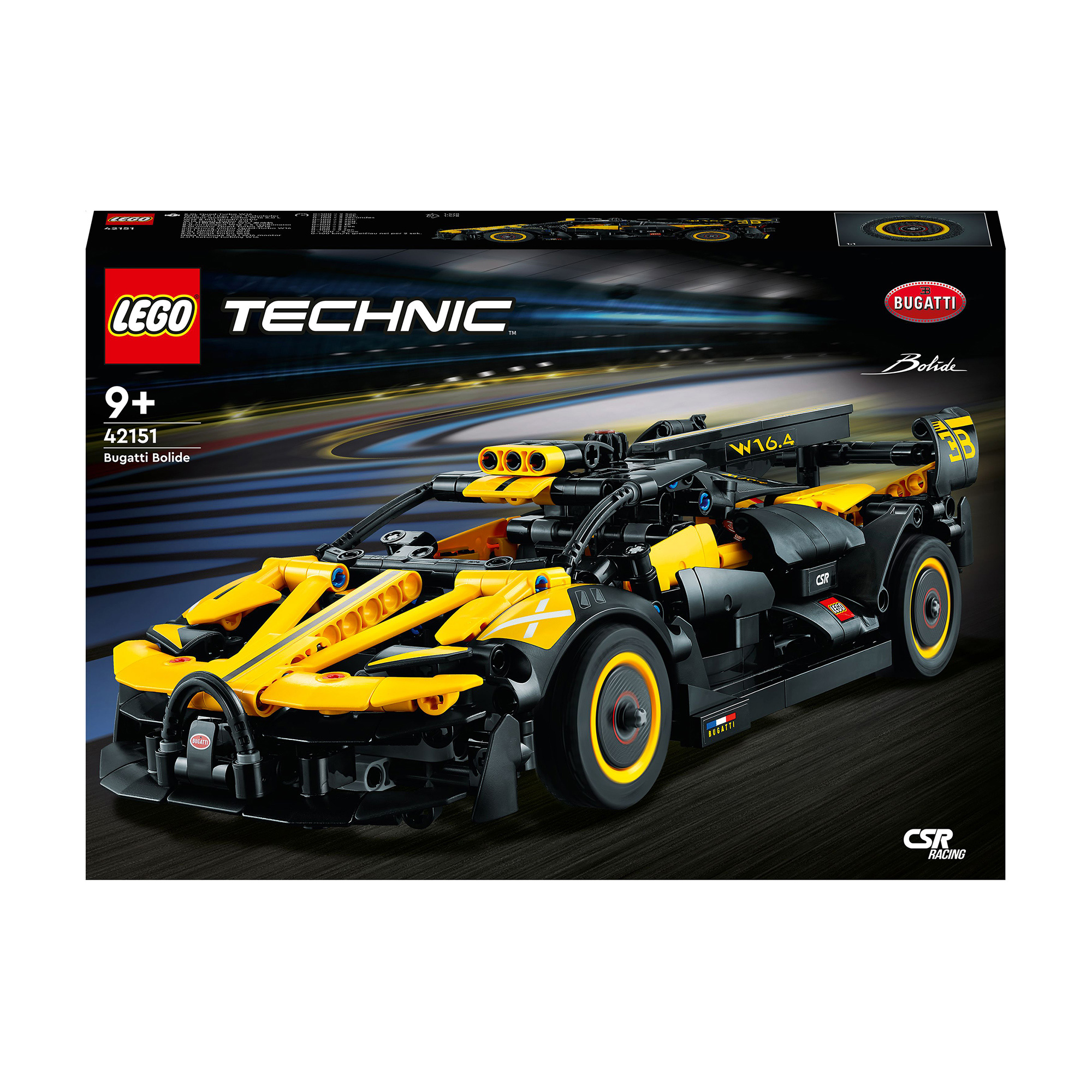 

Конструктор LEGO Technic Bugatti Bolide, 905 деталей, від 9 років (42151)