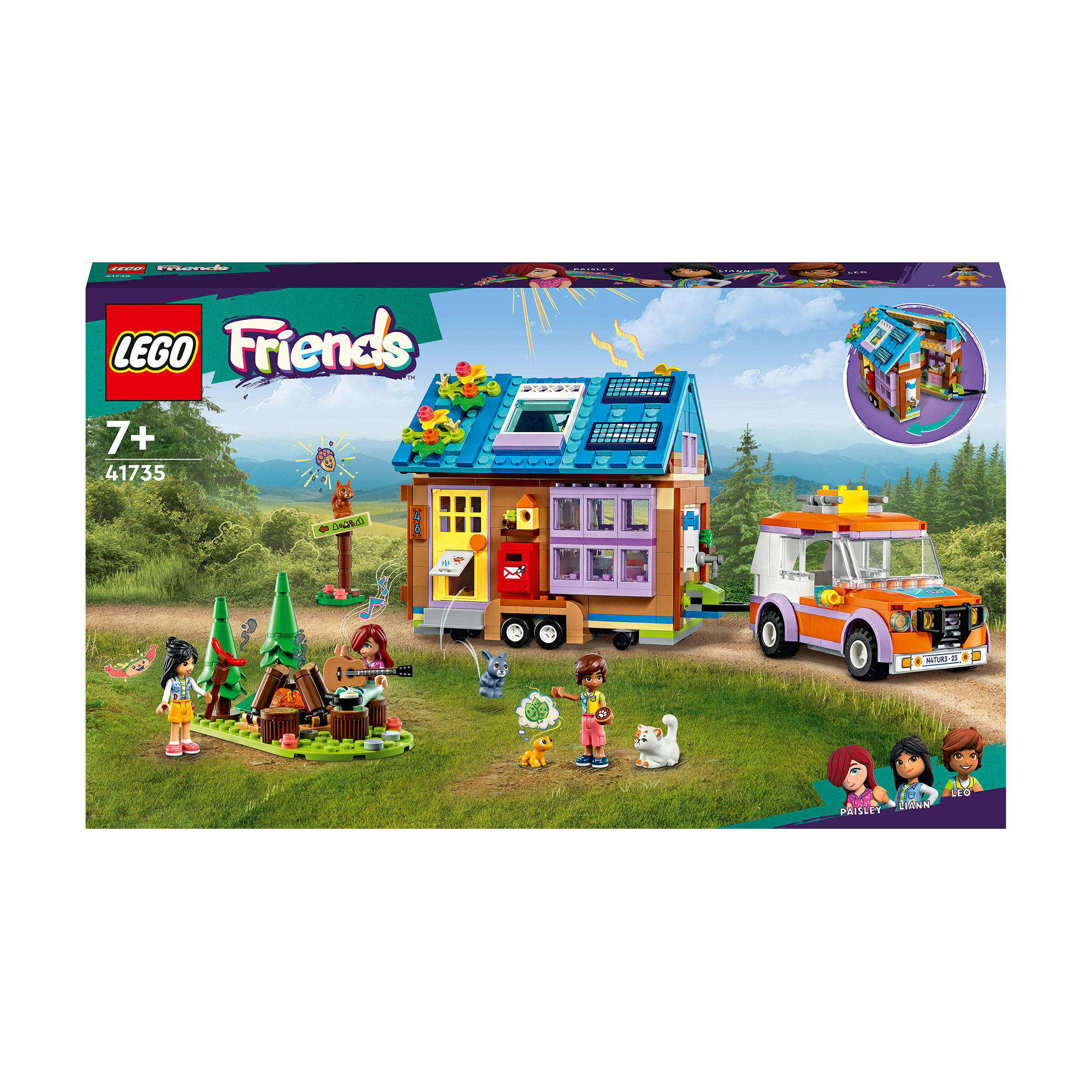 

Конструктор LEGO Friends Крихітний мобільний будиночок, 785 деталей, від 7 років (41735)