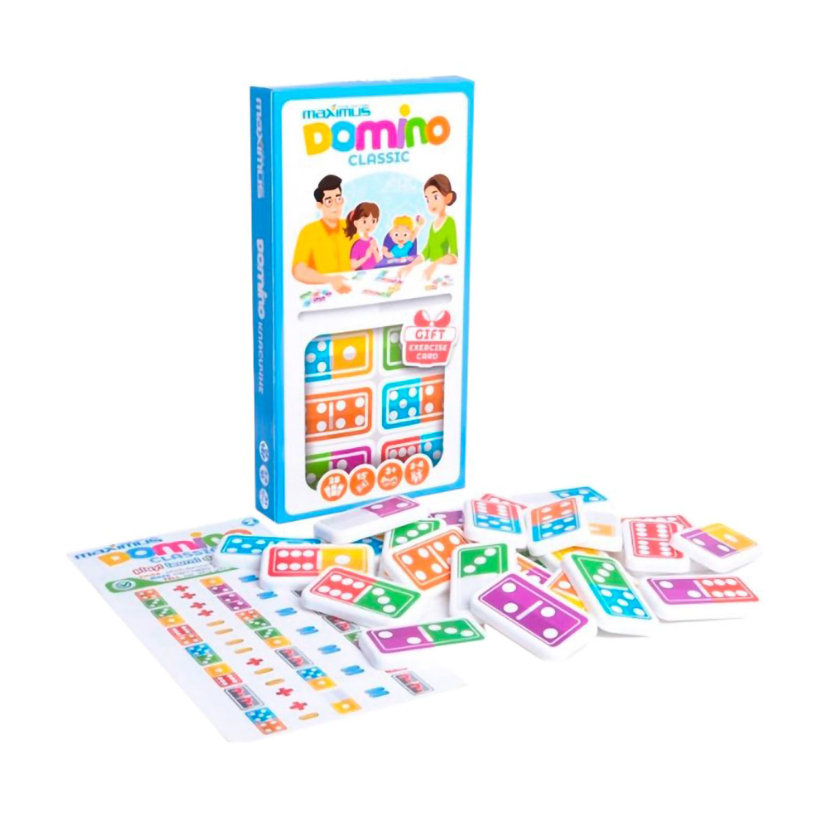 

Настільна гра Maximus Domino Classic від 3 років (5492)