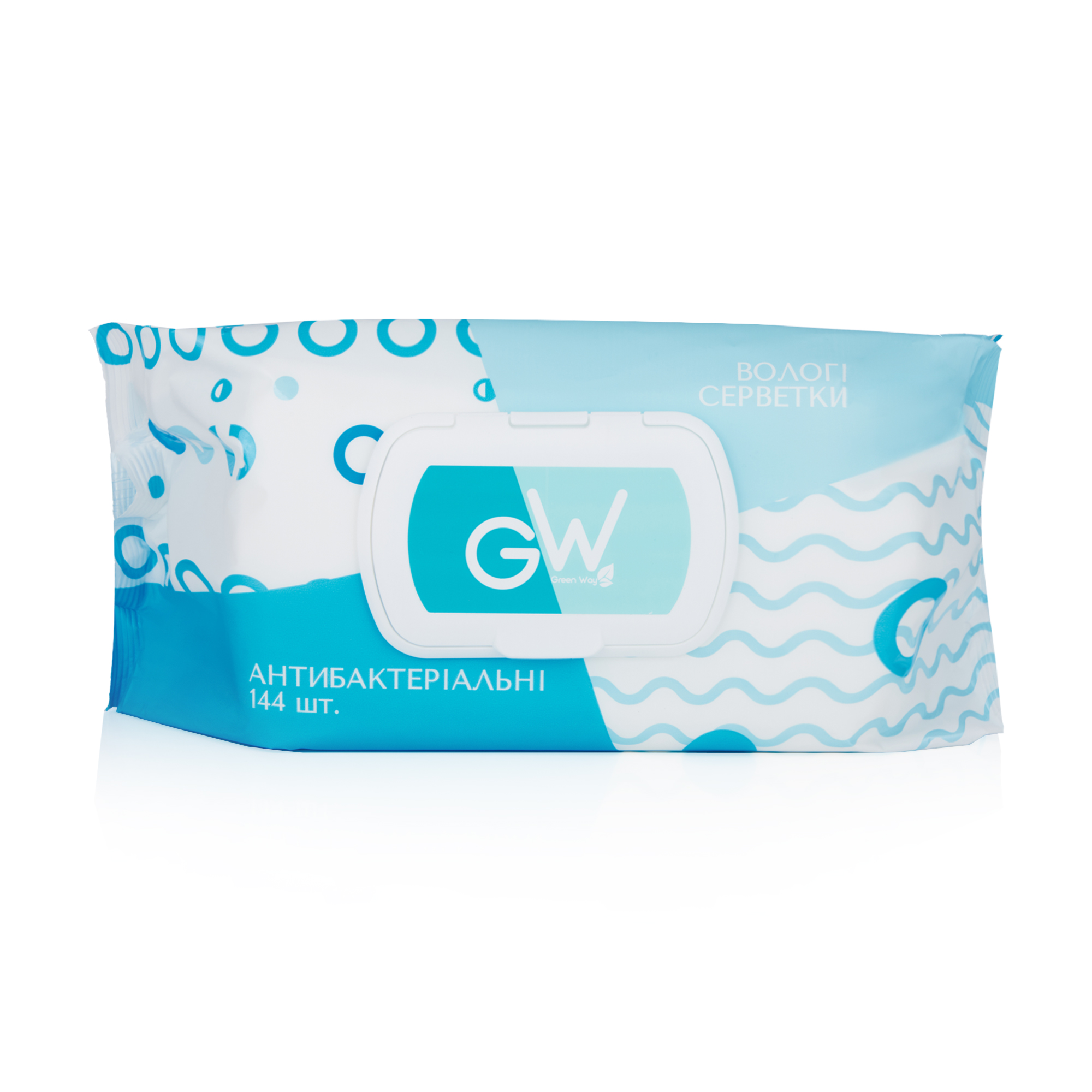 

Вологі серветки Green Way ФітоЛінія антибактеріальні, 144 шт
