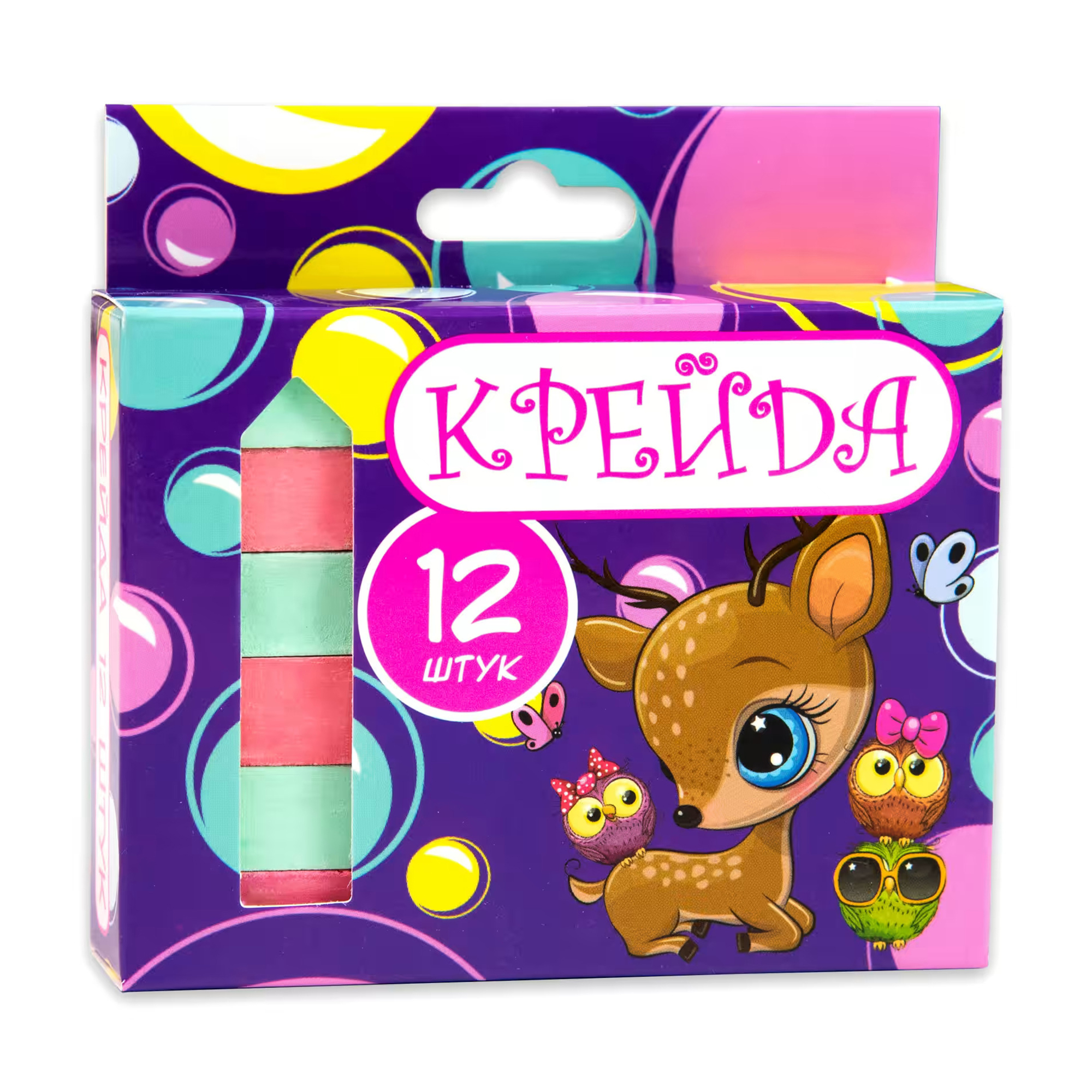 

Крейда для малювання на асфальті Strateg Квадрат шкільний, від 3 років, 12 шт (50114)