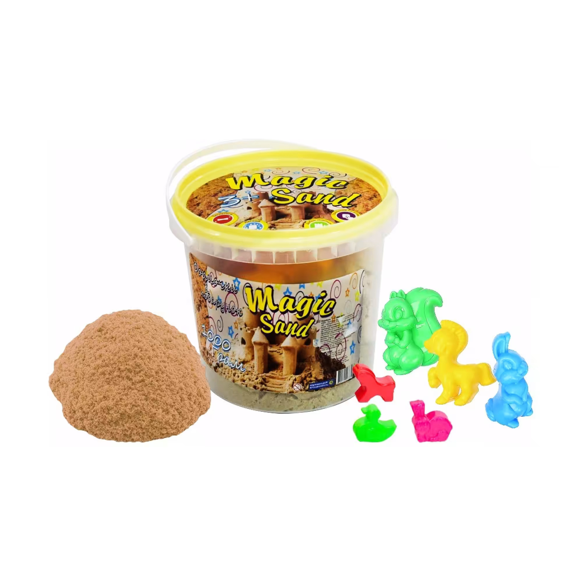 

Дитячий кінетичний пісок Strateg Magic Sand класичний, від 3 років, 1 кг