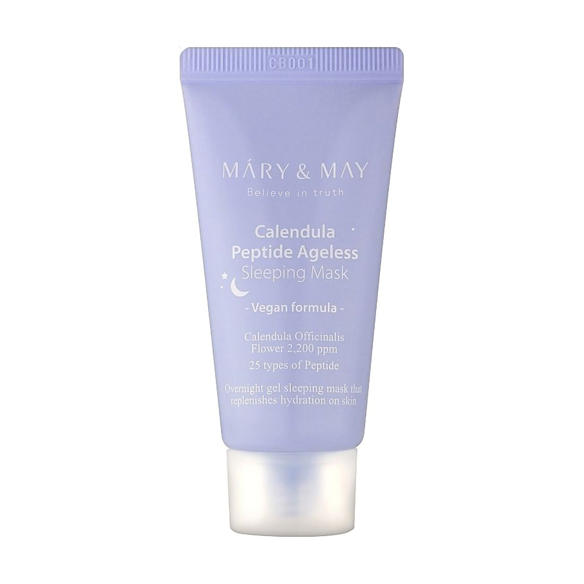 

Уцінка! Нічна маска для обличчя Mary & May Calendula Peptide Ageless Sleeping Mask з екстрактом календули та пептидами, 30 г