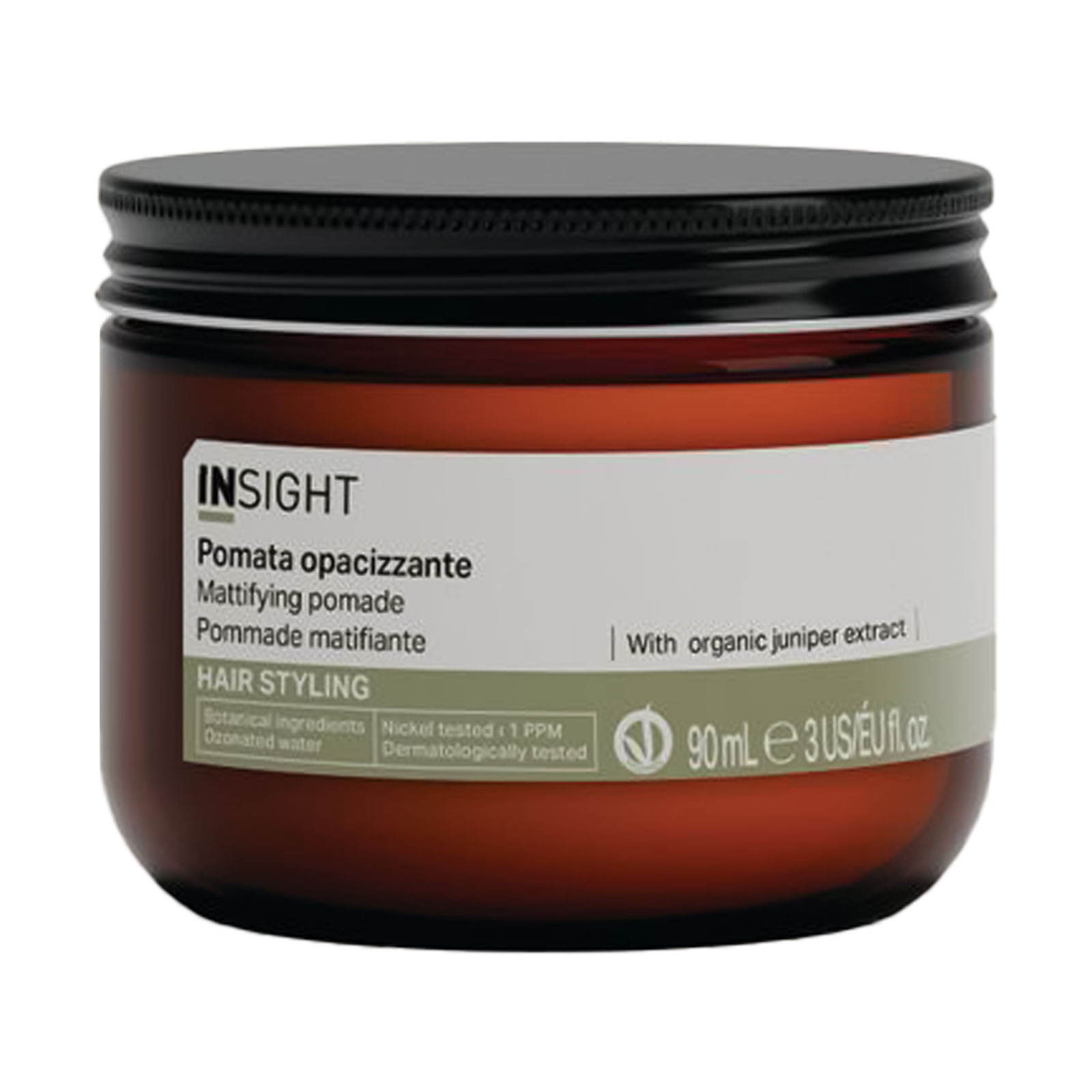 

Матувальна помада для укладання волосся Insight Styling Mattifying Pomade сильної фіксації, 90 мл