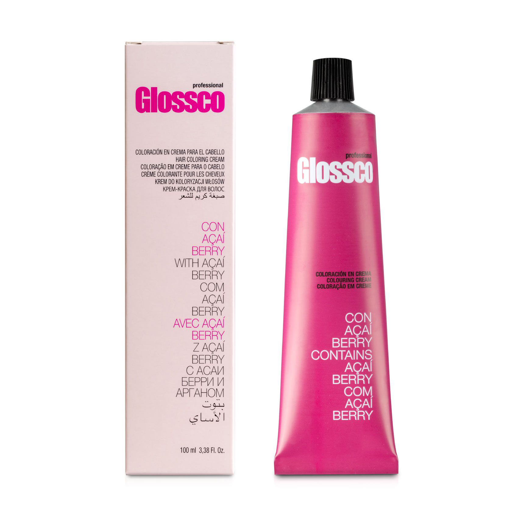 

Перманентна крем-фарба для волосся Glossco Professional Hair Coloring Cream 6.74 Caramel Moka, 100 мл