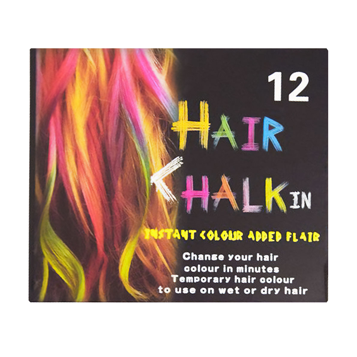 

Крейда для волосся Shantou Jinxing Hair Chalkin, 12 кольорів, від 3 років, 11.5*10*2 см (CEL-134)