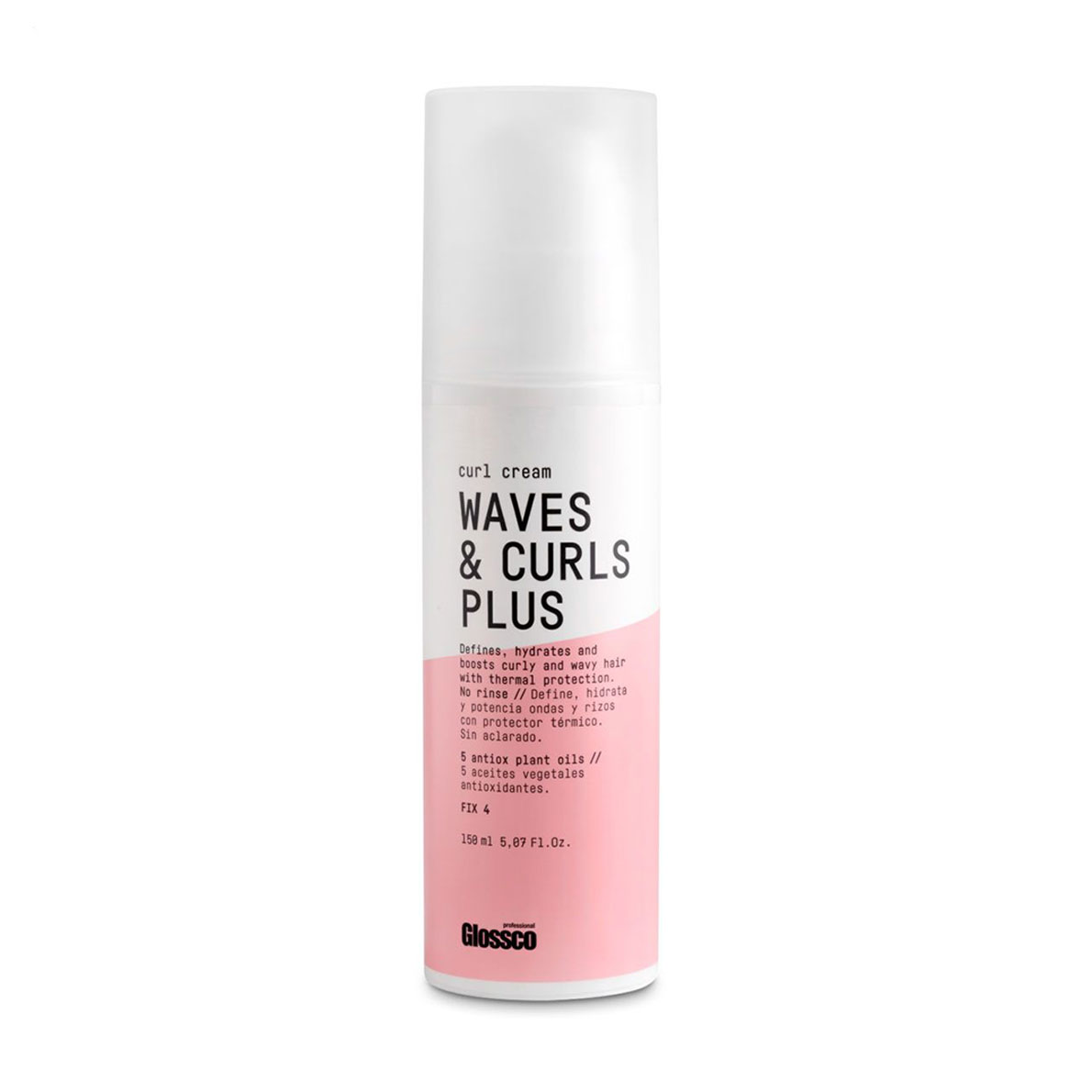 

Крем для укладання кучерявого волосся Glossco Professional Waves & Curls Plus фіксація 4 (сильна), 150 мл