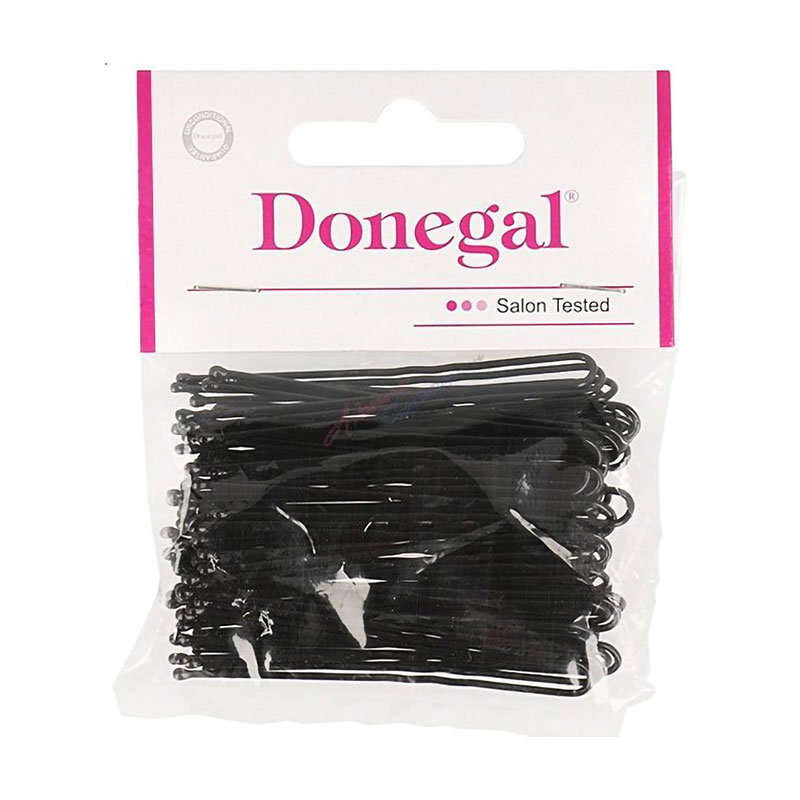 

Набір шпильок для волосся Donegal чорні, довжина 6 см, 50 шт (5095)