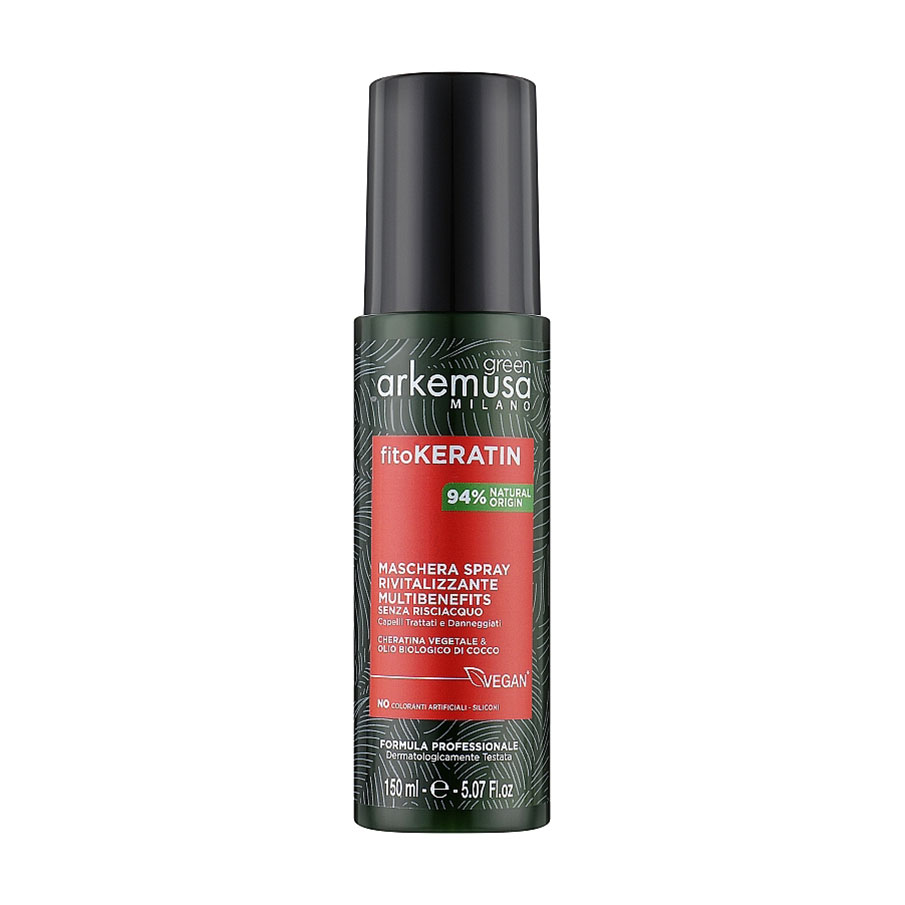 

Уцінка! Відновлювальна маска-спрей Arkemusa Green Fitokeratin Hair Mask Spray для пошкодженого волосся, 150 мл