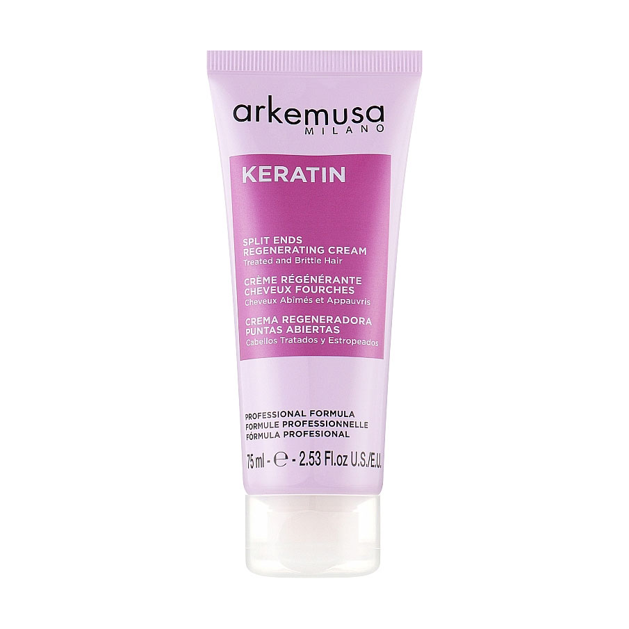 

Уцінка! Відновлювальний крем Arkemusa Keratin Split Ends Regenerating Cream для посічених кінчиків волосся, з кератином, 75 мл