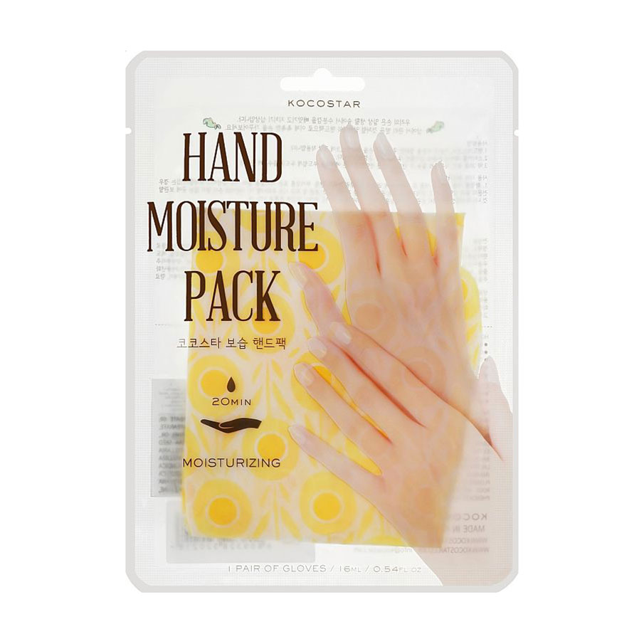 

Тканинна маска для рук Kocostar Hand Moisture Pack, Yellow, 16 мл
