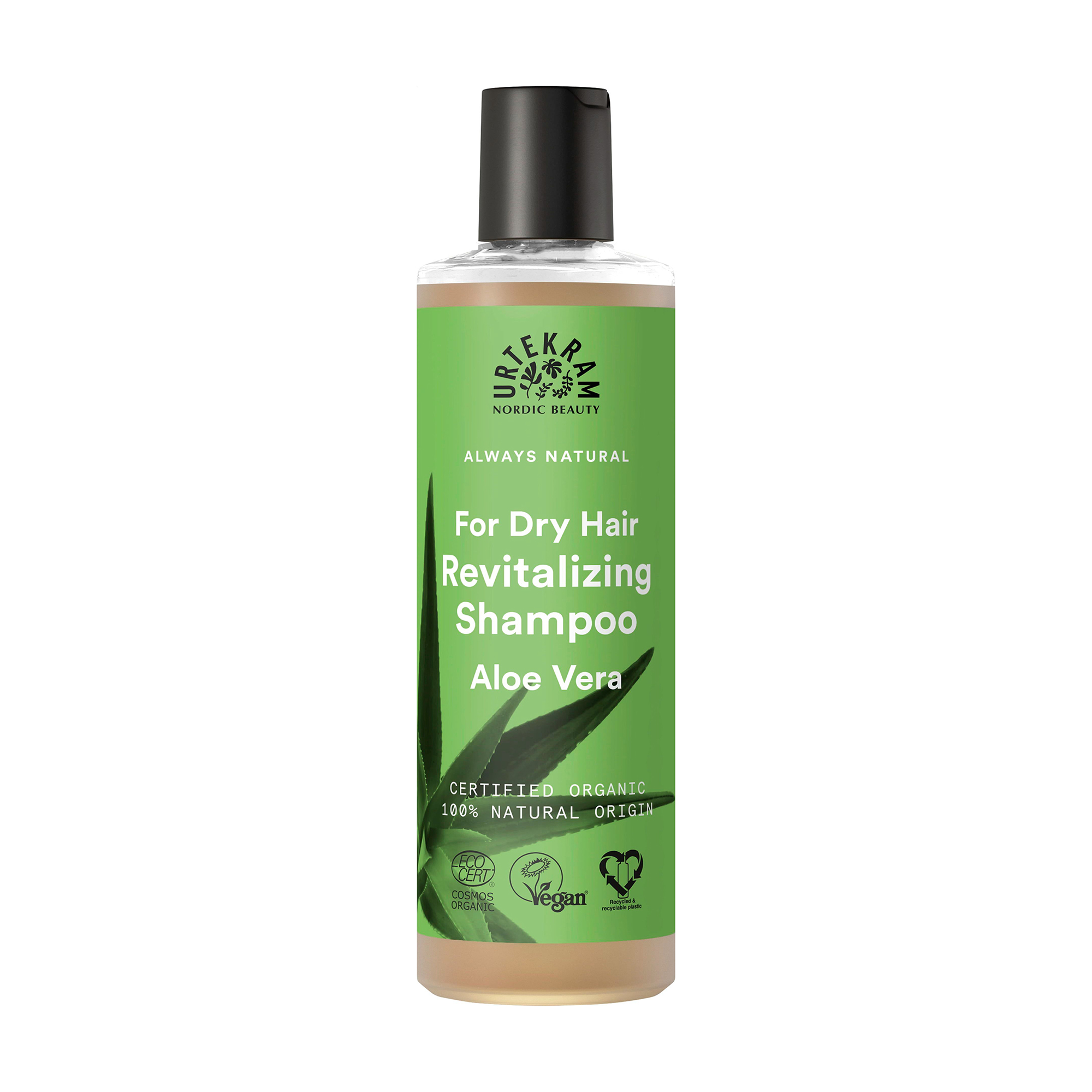 

Уцінка! Органічний шампунь Urtekram Aloe Vera Revitalizing Shampoo для сухого волосся, з алое вера, 250 мл