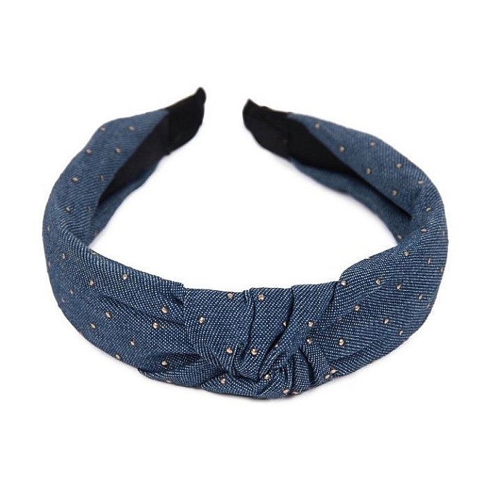 

Обруч для волосся Donegal Denim широкий, синій, 1 шт (FA-5866)