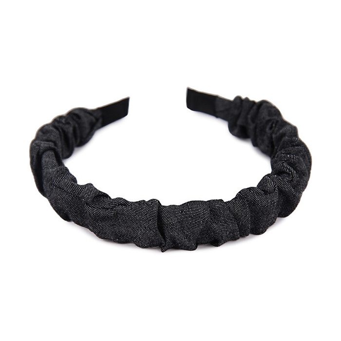 

Обруч для волосся Donegal Denim широкий, чорний, 1 шт (FA-5872)