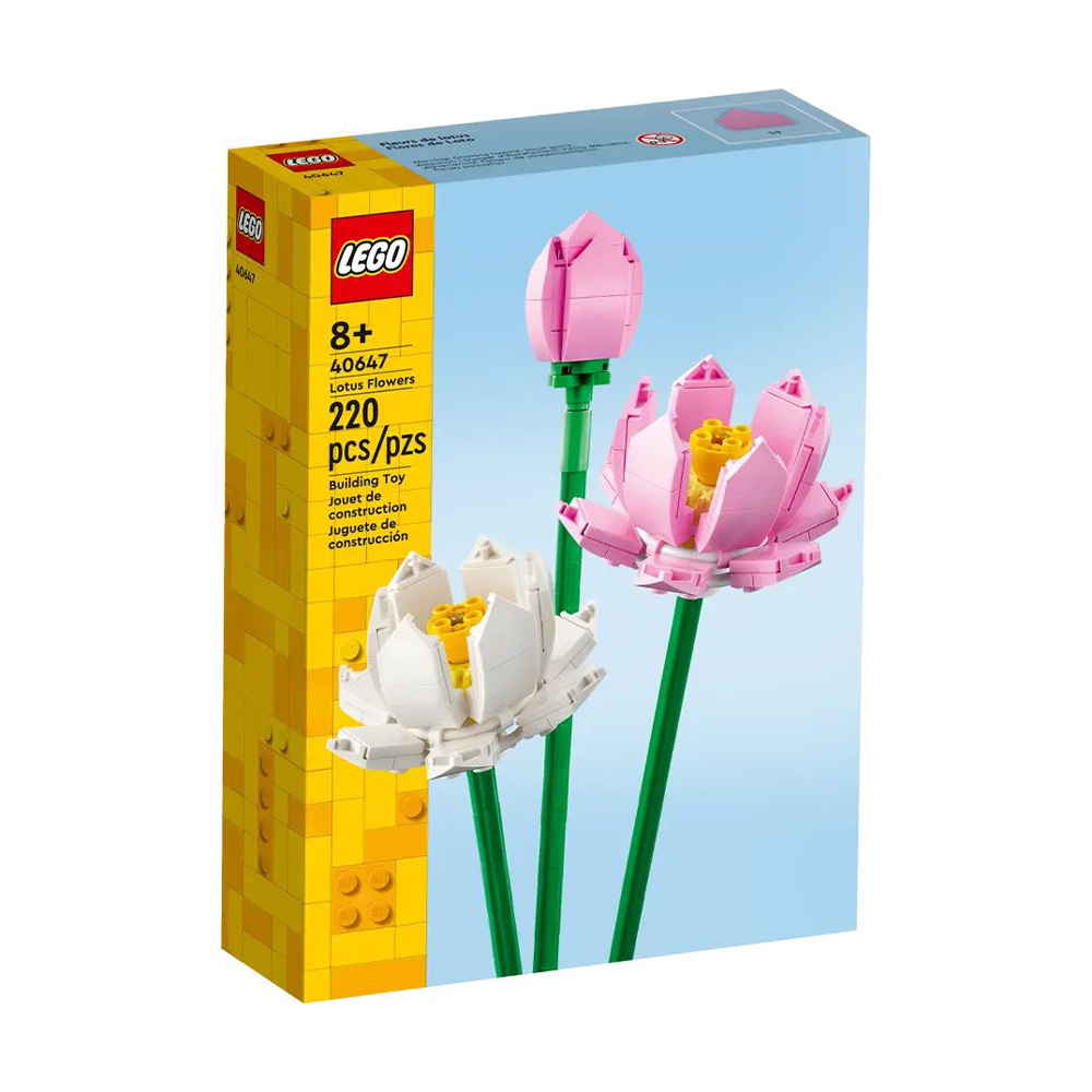 

Конструктор LEGO Iconic Квіти лотоса, 220 деталей, від 8 років (40647)