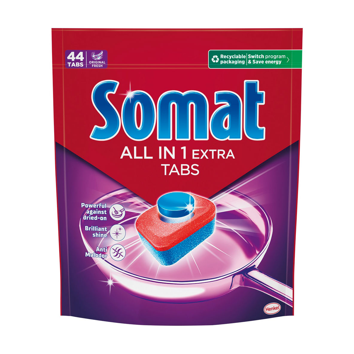

Таблетки для посудомийної машини Somat All in 1 Extra, 44 шт