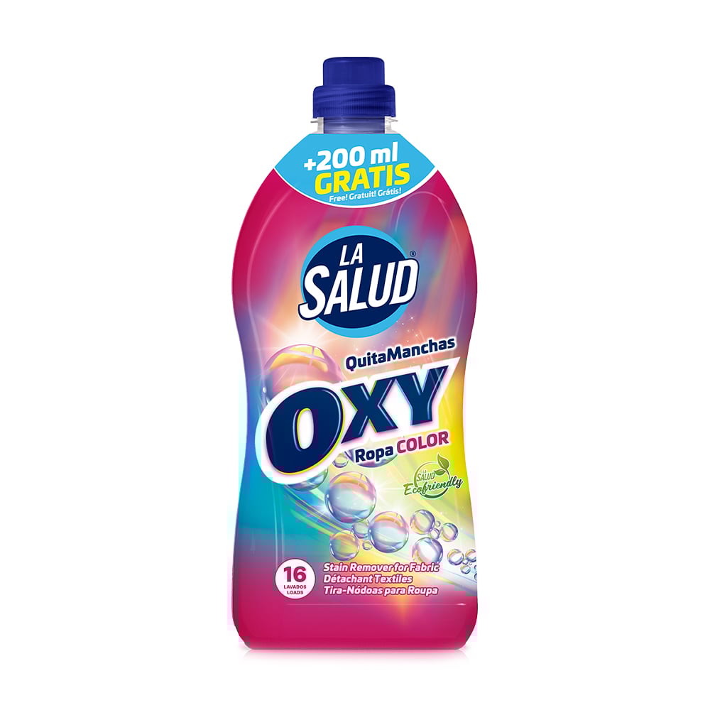 

Уцінка! Плямовивідник La Salud Oxy для кольорових тканин, 1.5 л