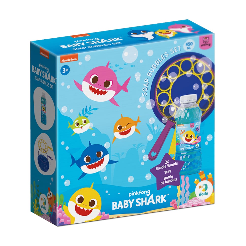 

Набір мильних бульбашок DoDo Baby Shark, 450 мл (200517)