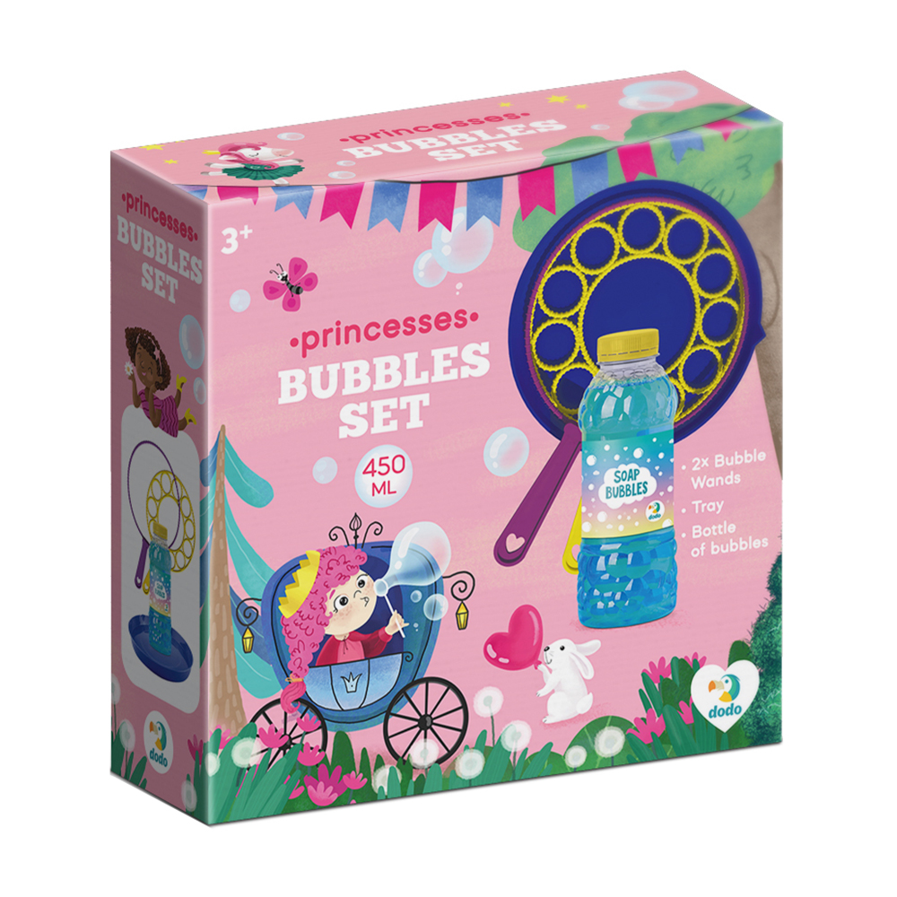 

Набір мильних бульбашок DoDo Принцеси, 450 мл (500121)