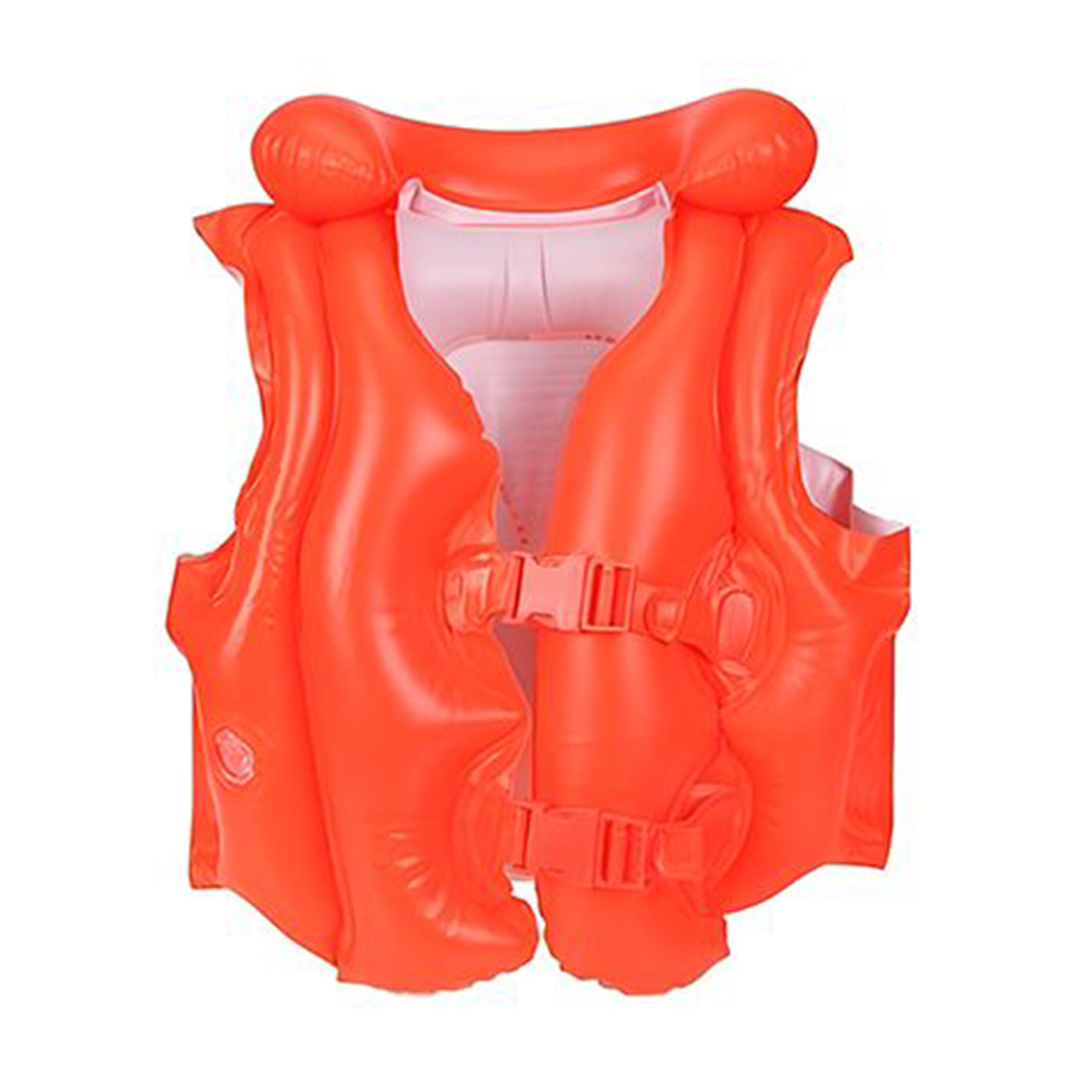 

Дитячий надувний жилет для плавання Intex помаранчевий, в коробці, від 3 років, 50*47 см (58671)