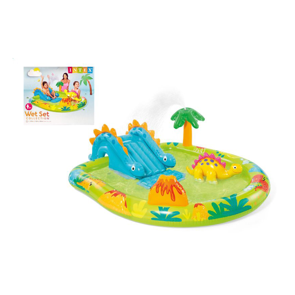 

Дитячий надувний ігровий центр Intex з гіркою, від 2 років, 191*152*58 см (57166)