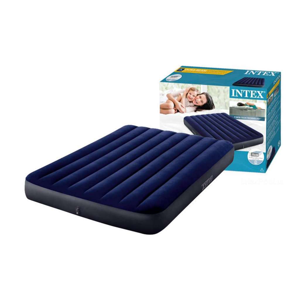 

Надувний матрац Intex синій, 137*191*25 см (64758)