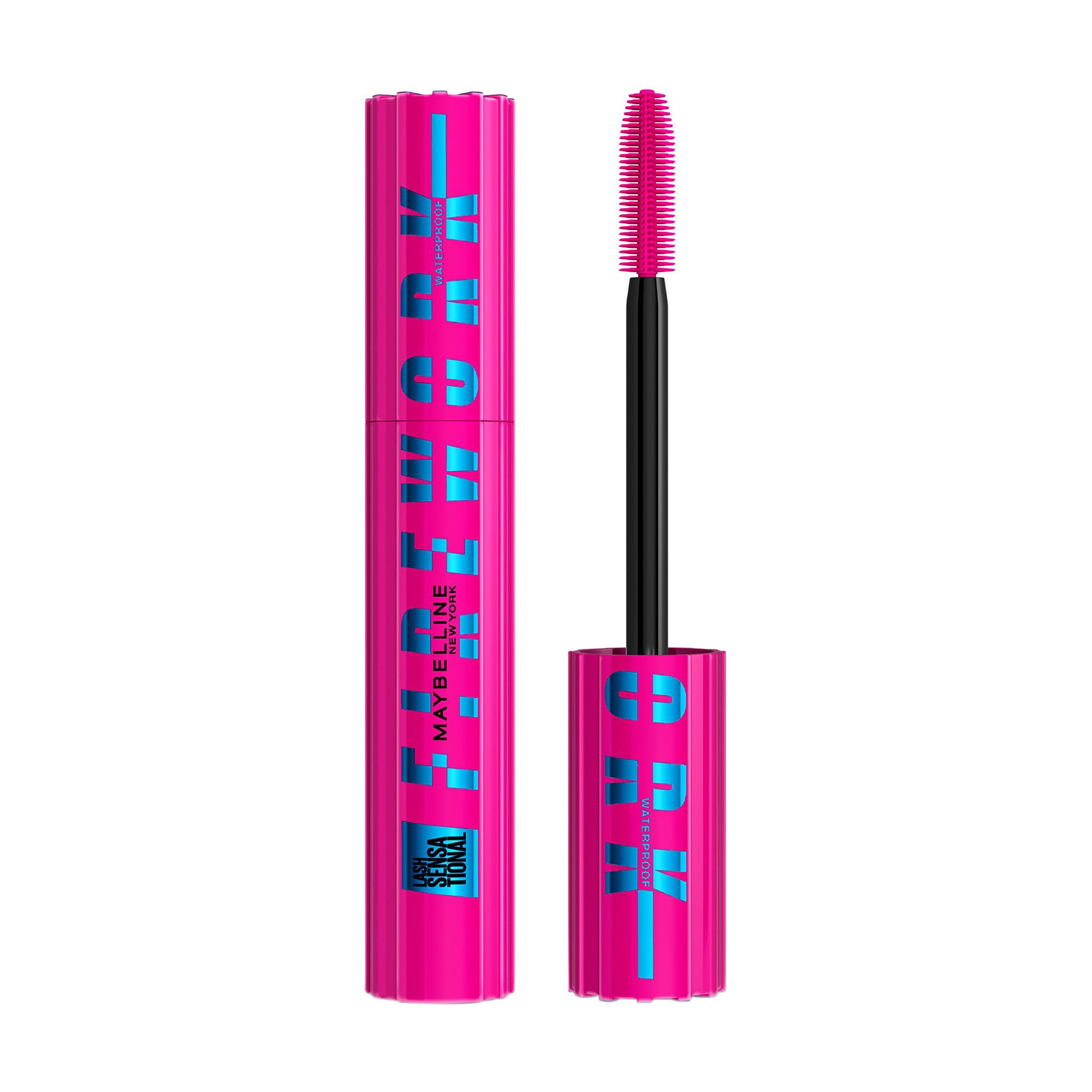 

Водостійка туш для вій Maybelline New York Lash Sensational Firework Waterproof Mascara для об'єму, подовження та підкручення, Black, 8.75 мл