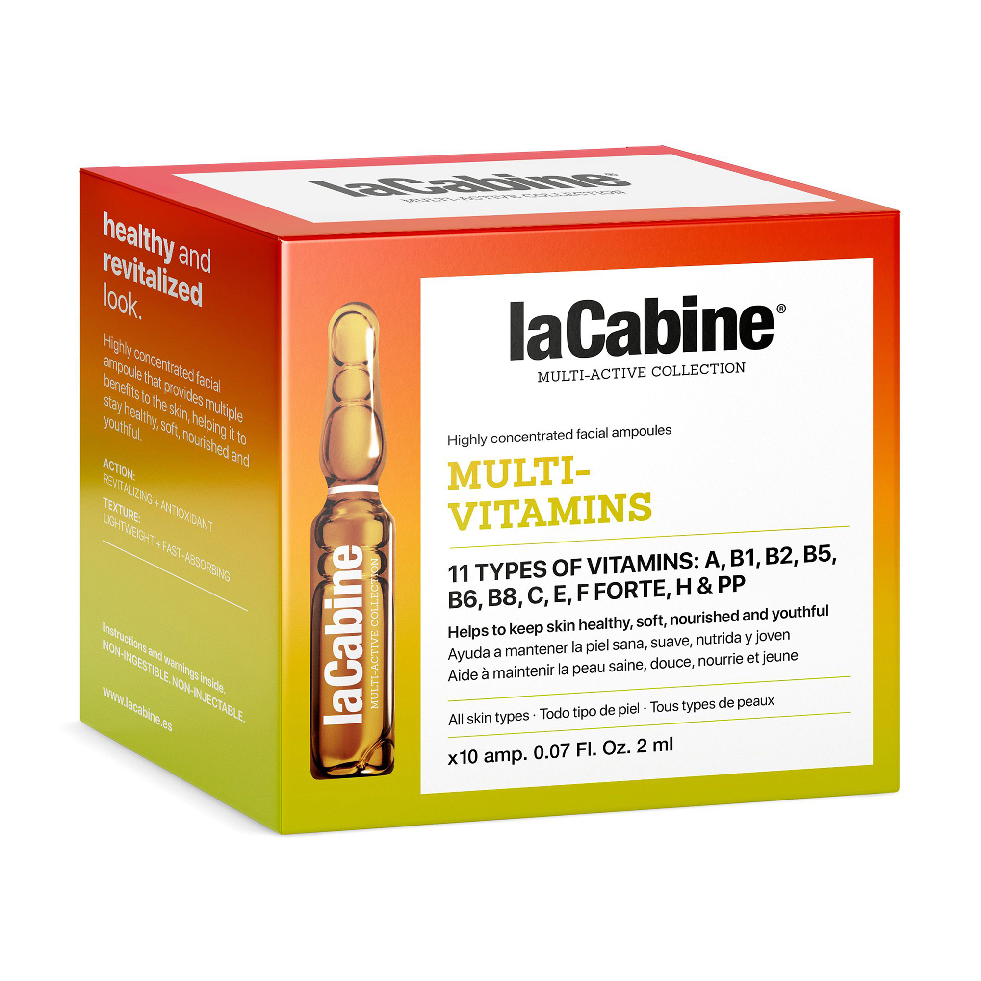

Ампули для обличчя La Cabine Multivitamins Ampoules Мультивітаміни, 10*2 мл