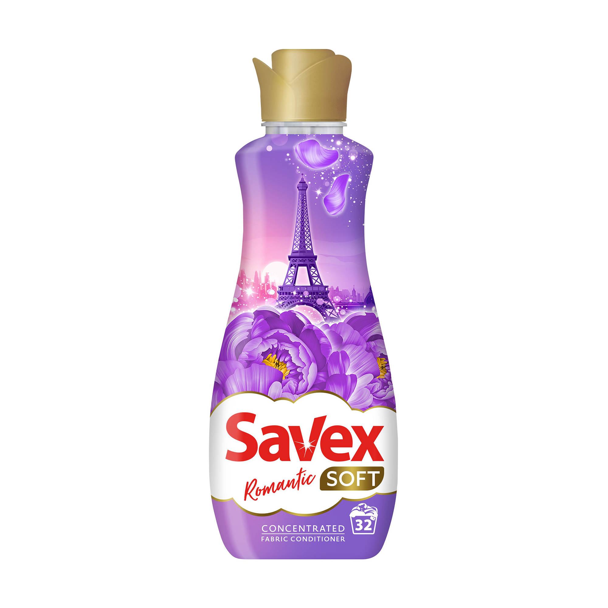 

Кондиціонер для тканин Savex Soft Romantic, 32 цикли прання, 800 мл