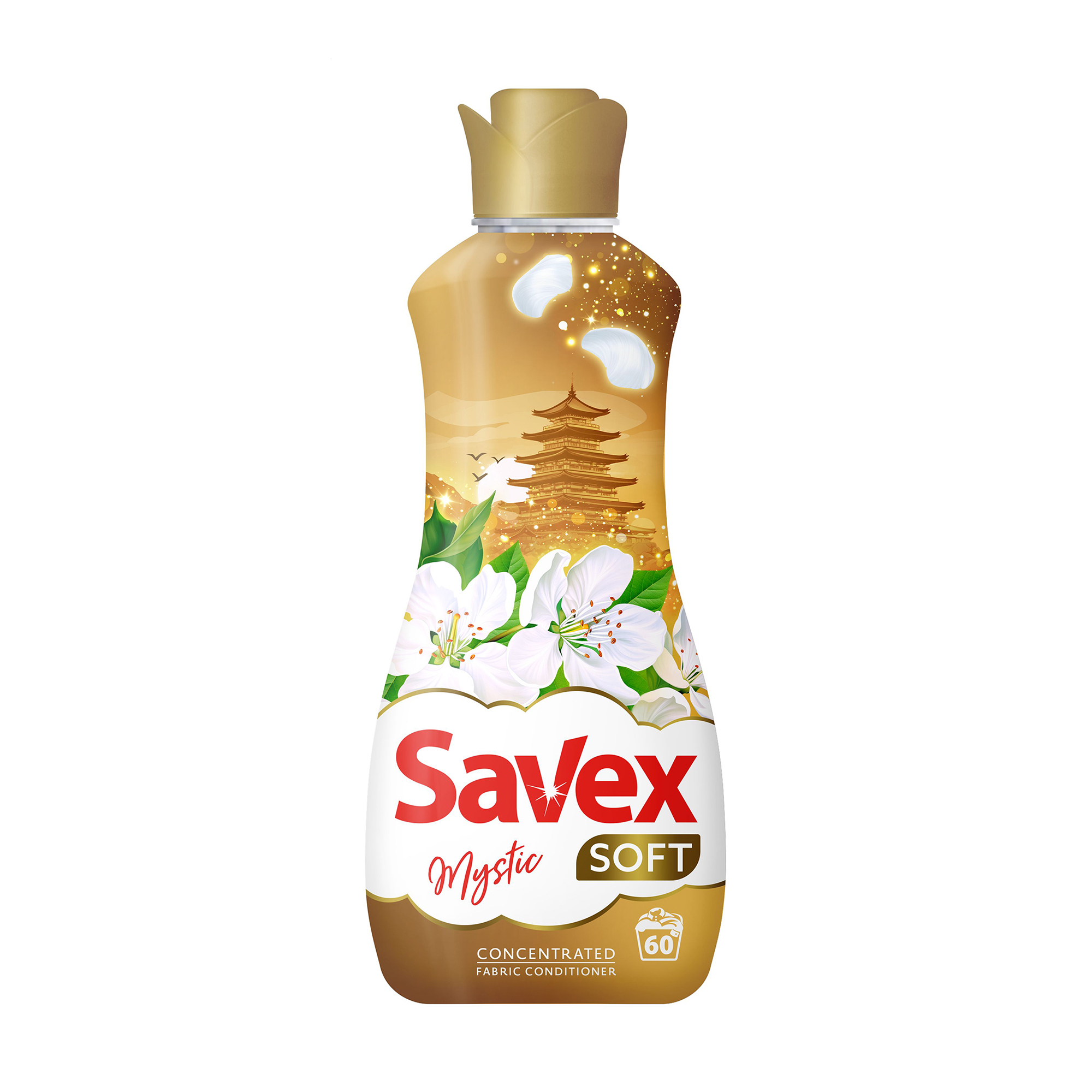

Кондиціонер для тканин Savex Soft Mystic, 60 циклів прання, 1.5 л