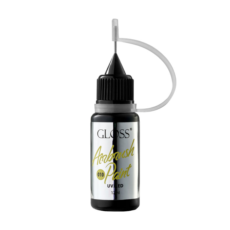 Уцінка! Фарба для аерографа Gloss Airbrush Paint UV/LED 010, 12 мл
